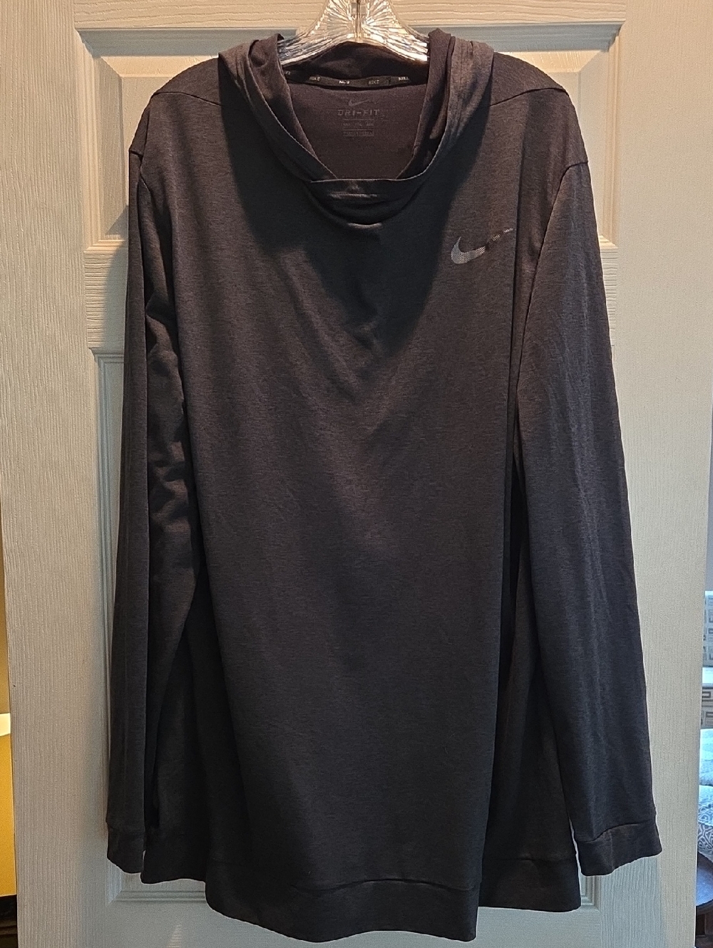 Nike Black Long Sleeve Dri-FIT Pullover Hoodie